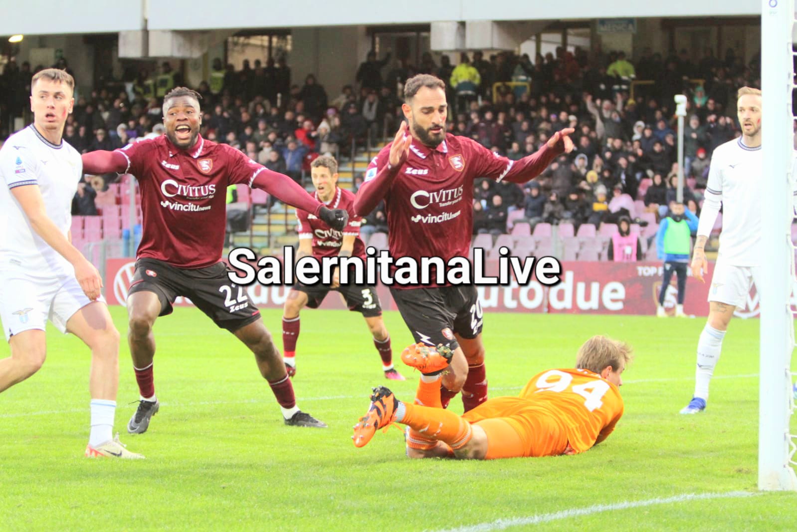 Salernitana Lazio 2 1 Cronaca Di Una Rinascita Salernitana Live