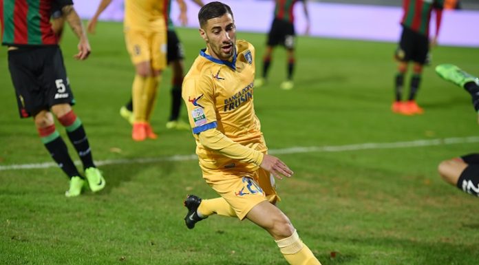 Ascoli-Frosinone 0-1, decide il salernitano Nicola Citro