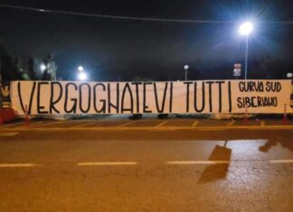 Vergognatevi tutti! La linea della Curva tra spalti e città