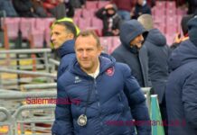 La Salernitana dopo una prestazione buona in campo perde 2 a zero a Cesena molta la colpa del rigore sbagliato da Cerri che ha condizionato i granata