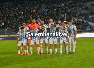 Al 10’57 simo minuto Latina Salernitana 0 a 0 stadio Francioni