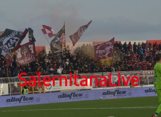 Parte oggi 03 dicembre la vendita dei biglietti per assistere alla gara Salernitana Trapani che si disputerà domenica 07 dicembre alle ore 14.30