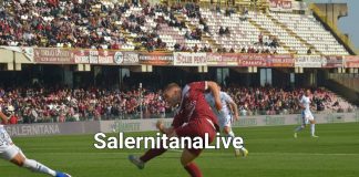 Casertana -Salernitana parte oggi la prevendita dei biglietti permessi solo ai tifosi granata non residenti a Salerno ed in provincia